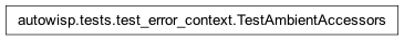 Inheritance diagram of autowisp.tests.test_error_context.TestAmbientAccessors