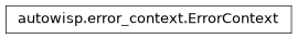 Inheritance diagram of autowisp.error_context.ErrorContext