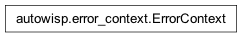 Inheritance diagram of autowisp.error_context.ErrorContext