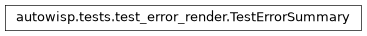 Inheritance diagram of autowisp.tests.test_error_render.TestErrorSummary