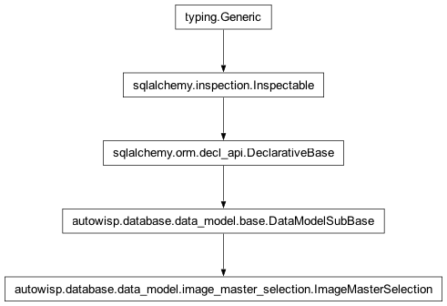 Inheritance diagram of autowisp.database.data_model.image_master_selection.ImageMasterSelection