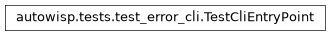 Inheritance diagram of autowisp.tests.test_error_cli.TestCliEntryPoint