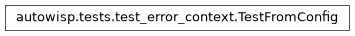 Inheritance diagram of autowisp.tests.test_error_context.TestFromConfig