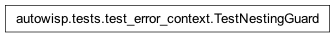 Inheritance diagram of autowisp.tests.test_error_context.TestNestingGuard