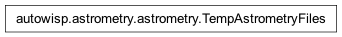 Inheritance diagram of autowisp.astrometry.astrometry.TempAstrometryFiles