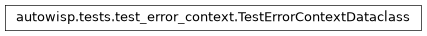 Inheritance diagram of autowisp.tests.test_error_context.TestErrorContextDataclass