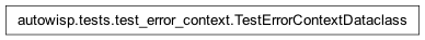 Inheritance diagram of autowisp.tests.test_error_context.TestErrorContextDataclass