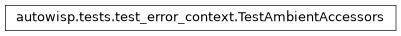 Inheritance diagram of autowisp.tests.test_error_context.TestAmbientAccessors