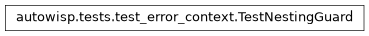 Inheritance diagram of autowisp.tests.test_error_context.TestNestingGuard